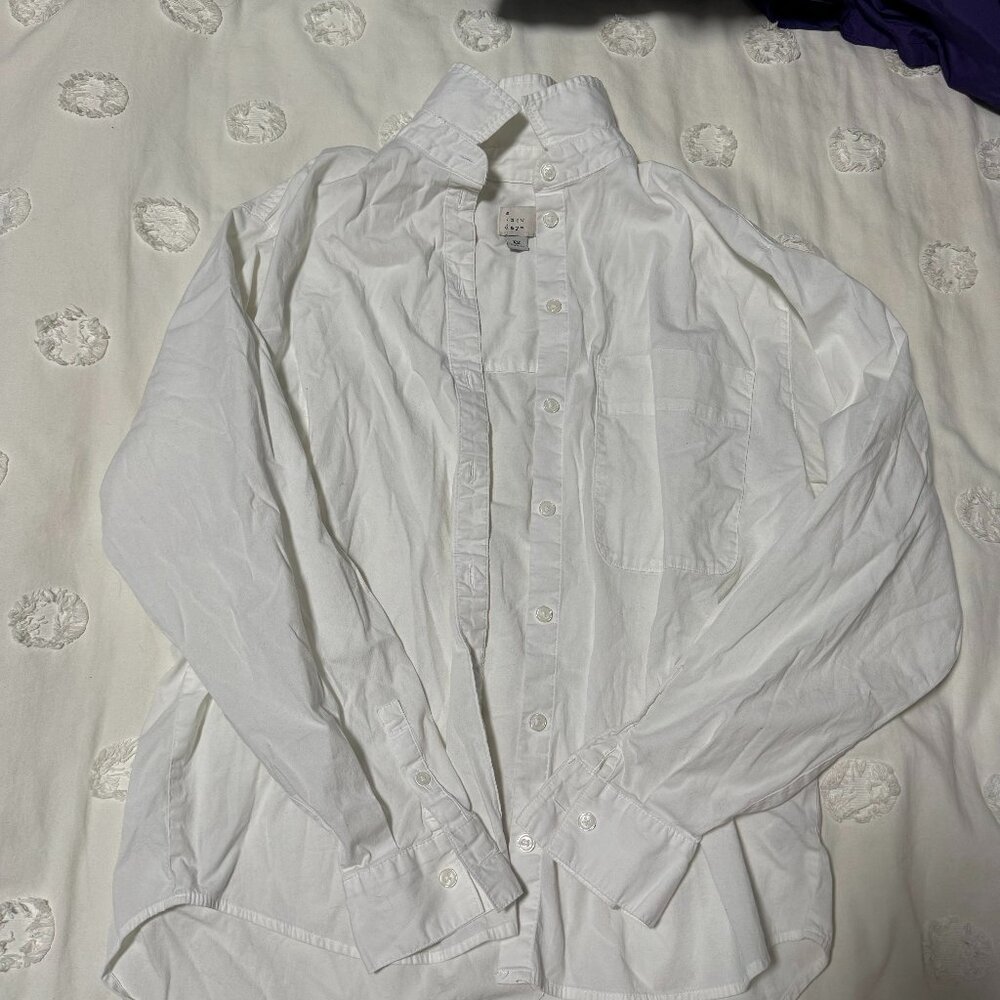 A New Day - White Button Down - XS